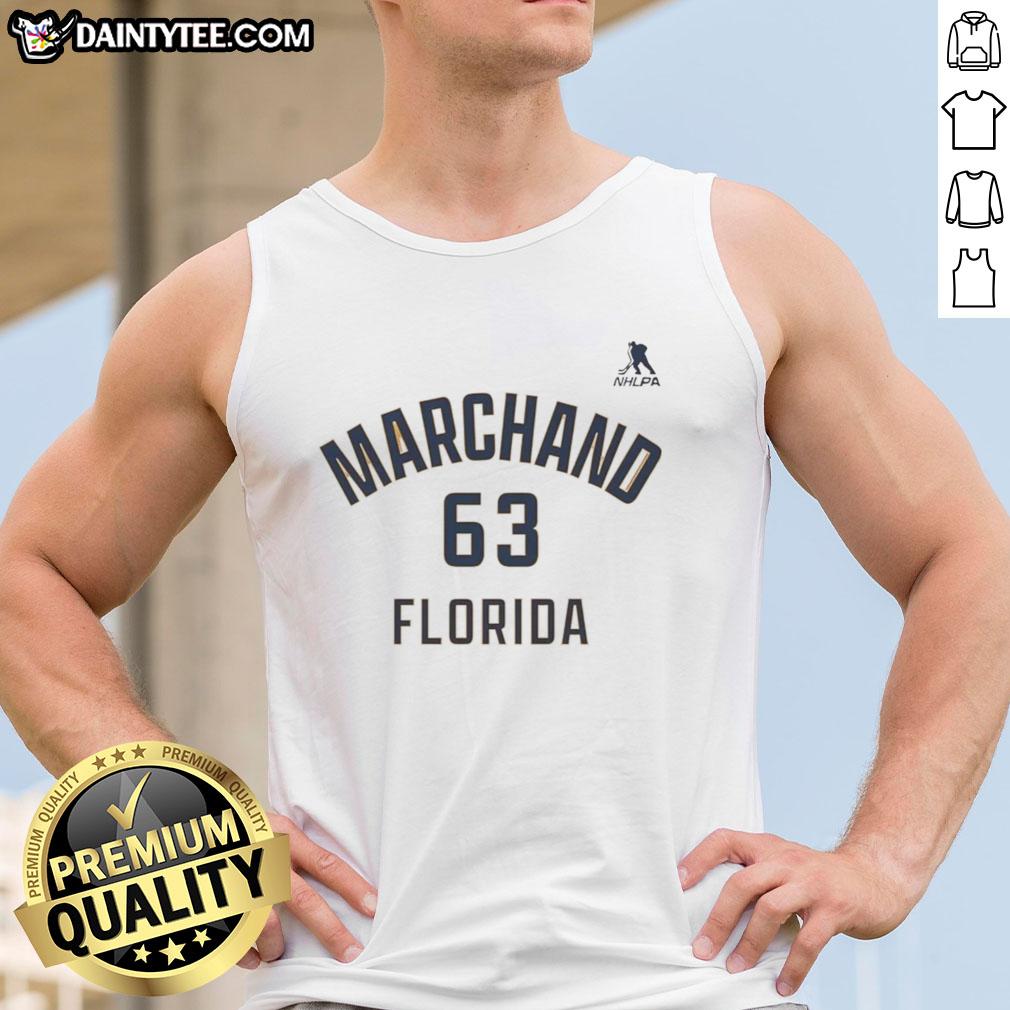 nice-brad-marchand-florida-panthers-ice-hockey-name-and-number-63-tank-top Nice Brad Marchand Florida Panthers ice hockey tank top featuring name and number 63 for fans and players.