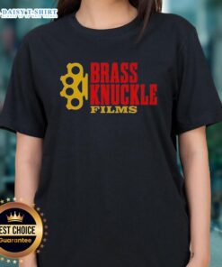 Nice Brass Knuckle Films Ladies Tee featuring a stylish design perfect for film enthusiasts and fashion lovers.