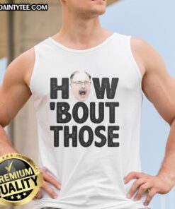 Nice Brock Spack How Bout Those Redbirds tank top design featuring vibrant red and white colors, perfect for fans.