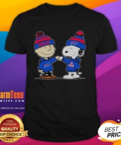 Buffalo Bills Snoopy and Charlie Brown best friends t-shirt featuring playful graphics celebrating friendship and team spirit.