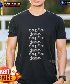 Nice Cap'N Jazz type T-shirt featuring a vintage design, perfect for fans of emo and indie rock fashion.