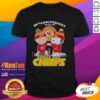 Nice Charlie Brown Touch Hand Snoopy Kansas City Chiefs 66th Anniversary Skyline T-Shirt for 1960-2026 fans.