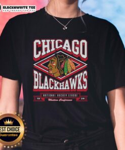Stylish Nice Chicago Blackhawks heater ladies tee featuring team colors and logo, perfect for game day or casual wear.