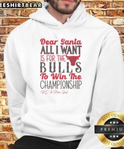 Nice Chicago Bulls All I Want For Christmas Hoodie, festive design perfect for fans this holiday season.