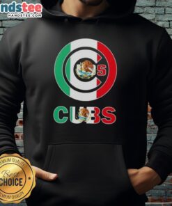 Nice Chicago Cubs baseball hoodie with Mexican flag design, perfect for fans showcasing team spirit and cultural pride.