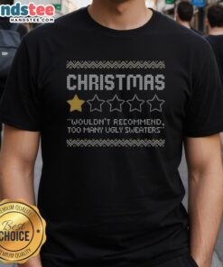 Nice Christmas Review T-Shirt featuring festive graphics and vibrant colors, perfect for holiday cheer and celebrations.