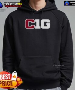 Nice Cig Ten logo hoodie featuring a stylish design, perfect for casual wear and showcasing trendy street fashion.