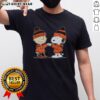 Nice Cincinnati Bengals Snoopy and Charlie Brown best friends T-shirt featuring playful cartoon design in team colors.