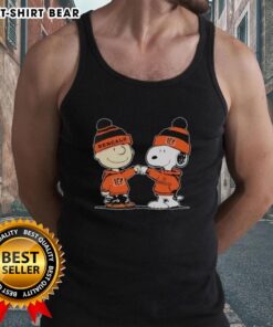 Nice Cincinnati Bengals Snoopy and Charlie Brown best friends tank top, perfect for fans and summer wear.