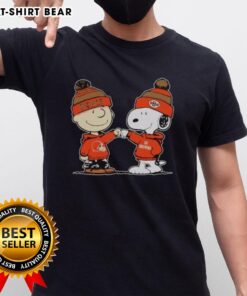 Alt Text: Nice Cleveland Browns Snoopy and Charlie Brown Best Friends T-Shirt featuring vibrant graphics of the beloved characters.