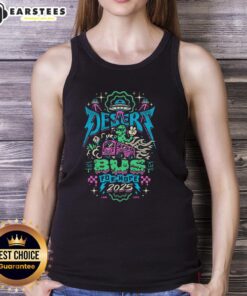Stylish Nice Desert Bus For Hope 2025 tank top featuring vibrant colors and a trendy design for charity supporters.