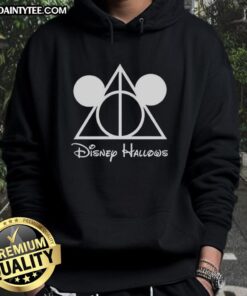 Alt Text: Nice Disney Hallows Mickey Mouse X Deathly Hallows Hoodie featuring iconic designs and vibrant colors.