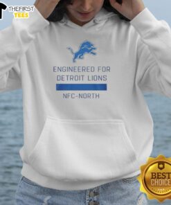 Nice Engineered Detroit Lions NFC North hoodie in blue, perfect for fans showcasing team spirit and style.