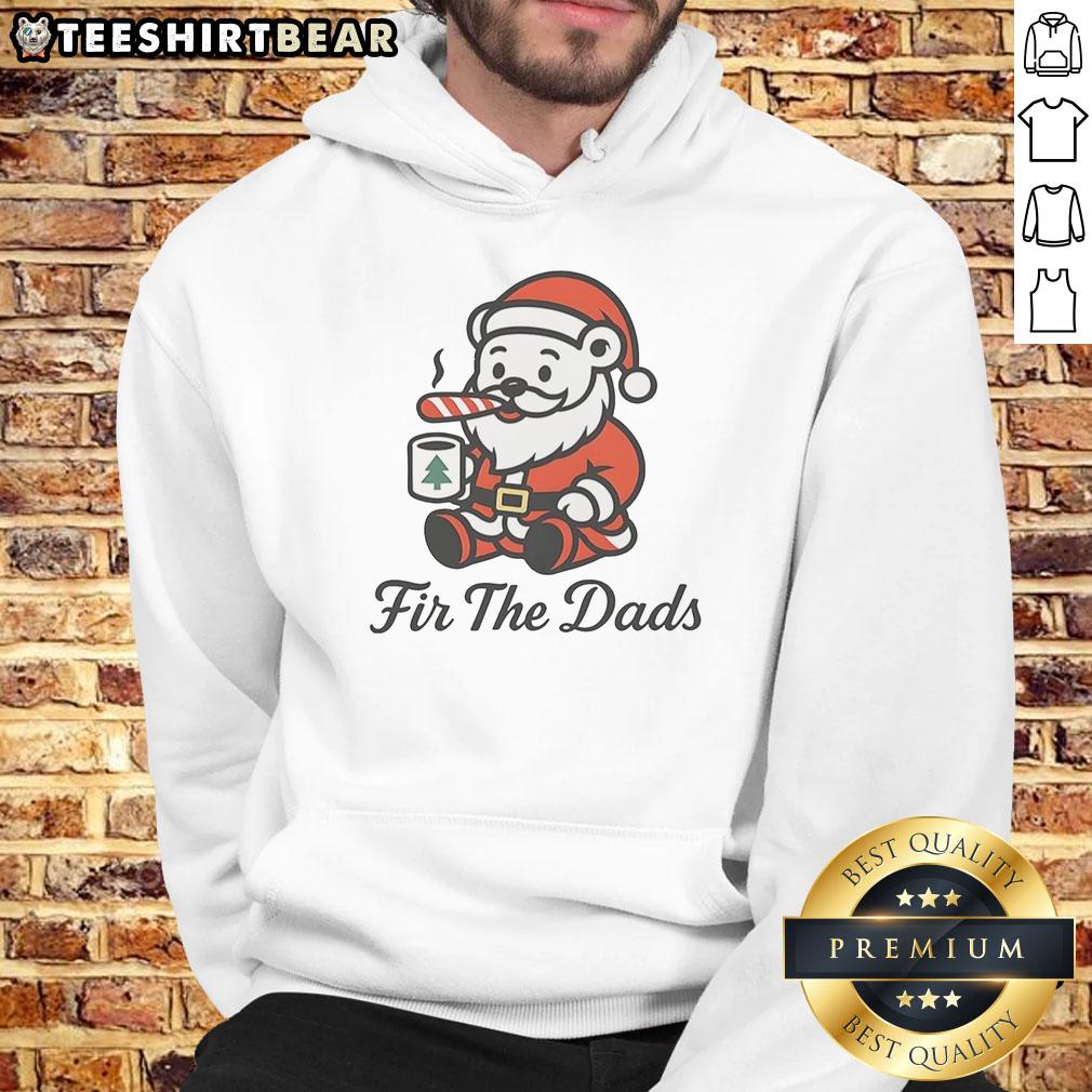 nice-fir-the-dads-santa-bear-christmas-hoodie Nice Fir The Dads Santa Bear Christmas Hoodie featuring festive design and cozy fit for holiday celebrations.