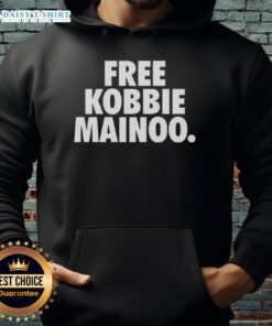 Nice Free Kobbie Mainoo Manchester United FC hoodie displayed on a mannequin with club logo and vibrant design.