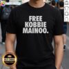 Alt Text: Nice free Kobbie Mainoo Manchester United FC T-shirt featuring a stylish design and vibrant team colors.