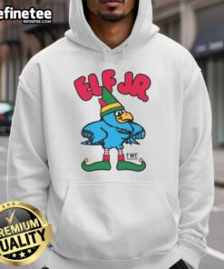 Nice Ft Wright Drama Elf Jr Hoodie in vibrant colors, perfect for young fans of the theater and cozy winter wear.