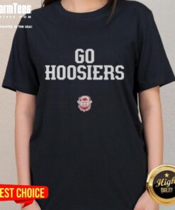 Nice Go Indiana Hoosiers Football 2025-26 CFB Playoff Slogan Ladies Tee showcasing team spirit and style.