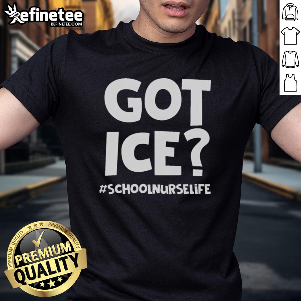 nice-got-ice-schoolnurselife-t-shirt-1 Alt Text: Nice Got Ice Schoolnurselife T-Shirt featuring a fun nursing design for school nurses and healthcare professionals.