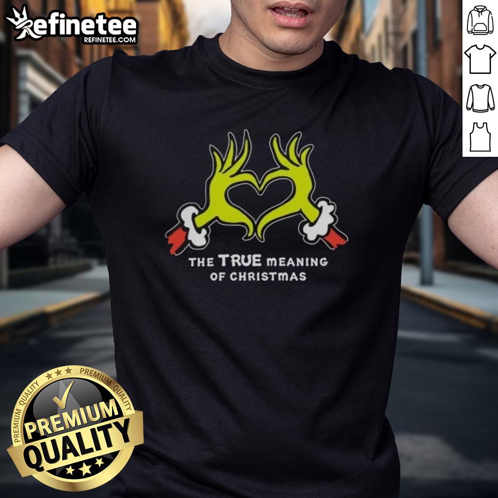 nice-grinch-hands-heart-the-true-meaning-of-christmas-t-shirt Nice Grinch Hands Heart T-Shirt showcasing the true meaning of Christmas with a festive design perfect for the holiday season.
