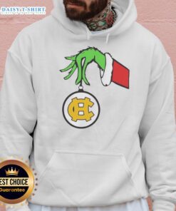 Cozy hoodie featuring the Grinch, perfect for Harris County High School's Christmas 2025 celebrations.