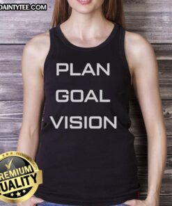 Harry Levin wearing a stylish tank top, showcasing the Nice Goal Plan Vision design for sports enthusiasts.