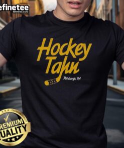 Nice Hockey Tahn Pittsburgh PA T-Shirt featuring bold graphics and a sporty design for Pittsburgh hockey fans.