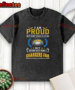Vintage Los Angeles Chargers fan washed t-shirt, showcasing pride in team spirit and love for football culture.