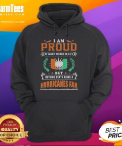 Miami Hurricanes fan hoodie, expressing pride in football fandom with a bold design and vibrant team colors.