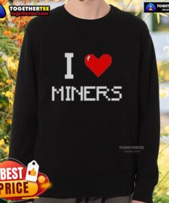 Cozy 'Nice I Love Miners' sweatshirt in a stylish design, perfect for mining enthusiasts and casual wear lovers.