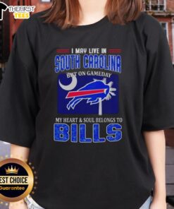 Bills ladies tee: South Carolina pride on game day, showcasing loyalty with style and spirit for Buffalo Bills fans.