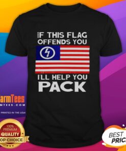 Nice If This Flag Offends You I'll Help You Pack T-Shirt for Music Lovers - Unique graphic tee for patriotic fans.