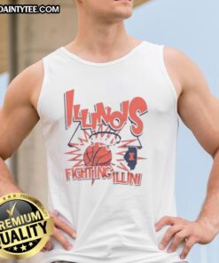 Stylish Nice Illinois Fighting Illini basketball slam tank top in vibrant colors, perfect for fans and athletes.