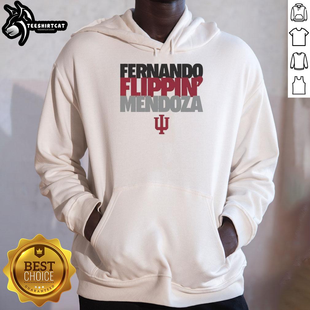 nice-indiana-hoosiers-football-fernando-flippin-mendoza-player-of-the-year-hoodie Nice Indiana Hoosiers Football Fernando Flippin Mendoza Player of the Year hoodie featuring team colors and logo.