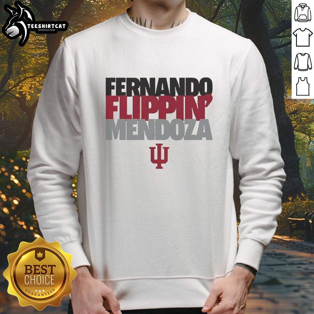 nice-indiana-hoosiers-football-fernando-flippin-mendoza-player-of-the-year-sweatshirt Nice Indiana Hoosiers Football sweatshirt honoring Fernando Flippin Mendoza as Player of the Year.