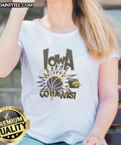 Nice Iowa Hawkeyes Go Hawks Slam Ladies Tee featuring team colors and logo for stylish game day apparel.