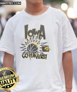 Nice Iowa Hawkeyes Go Hawks Slam T-Shirt featuring bold team graphics, perfect for game day and showing team spirit.