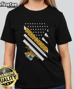 Nice-Jacksonville-Jaguars-Football-X-Teacher-American-Flag-Ladies-Tee
