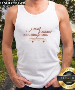 Stylish gold tank top featuring Nice Jimmy Rogers design, perfect for summer outings and casual wear.