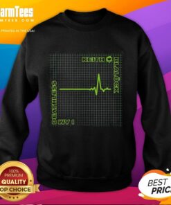 Alt Text: Nice Keith Blalock I Am Deathless sweatshirt in black, featuring bold white text for a stylish, motivational look.