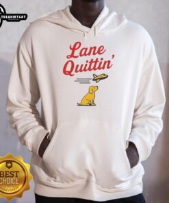 Nice Lane Quittin Lane Kiffin Football Coach hoodie featuring a dog and a plane design, perfect for sports fans.