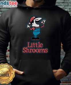 Cozy Nice Little Mushrooms Game Food Hoodie featuring a colorful mushroom design, perfect for gamers and nature lovers.