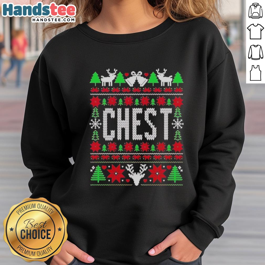 nice-liz-langston-chest-christmas-sweatshirt Cozy Nice Liz Langston Christmas sweatshirt featuring festive designs, perfect for holiday celebrations and winter warmth.