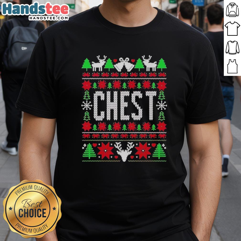 nice-liz-langston-chest-christmas-t-shirt-1 Nice Liz Langston Chest Christmas T-Shirt featuring festive design and vibrant colors, perfect for holiday celebrations.