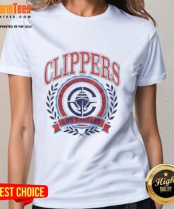 Los Angeles Clippers National Basketball Association crest on a stylish ladies tee, perfect for fans and casual wear.