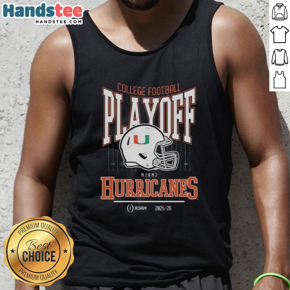 nice-miami-hurricanes-college-football-playoff-2025-26-tank-top Stylish Miami Hurricanes tank top for the 2025-26 College Football Playoff, perfect for fans and game day wear.