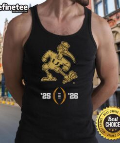 Miami Hurricanes NCAA College Football Playoff 2025-2026 tank top featuring Sebastian the Ibis mascot design.