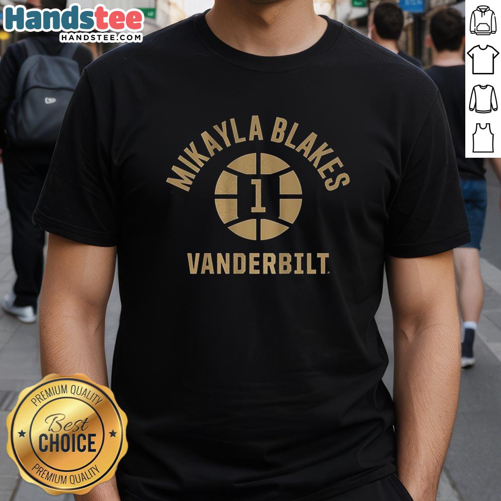 nice-mikayla-blakes-vanderbilt-commodores-basketball-name-and-number-1-t-shirt Alt Text: Nice Mikayla Blakes Vanderbilt Commodores Basketball Name and Number 1 T-Shirt featuring bold team colors and logo.