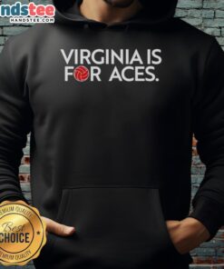 Nice Nebraska Cornhuskers Virginia Is For Aces Hoodie featuring team colors and logo, perfect for fans and game day.