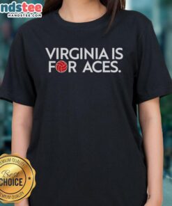 Nice Nebraska Cornhuskers Virginia Is For Aces ladies tee shirt featuring vibrant graphics and comfortable fit.